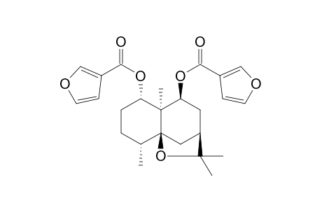 1.alpha.,9.beta.-Difuranoyloxydihydro-.beta.-agarofuran