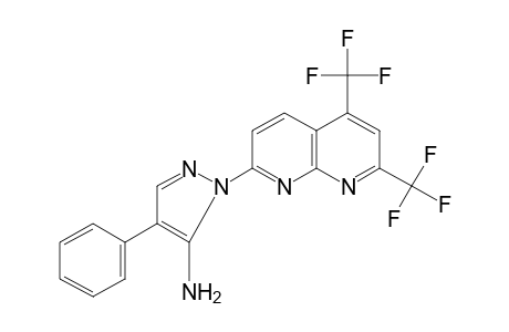 7-(5-AMINO-4-PHENYLPYRAZOL-1-YL)-2,4-BIS(TRIFLUOROMETHYL)-1,8-NAPHTHYRIDINE