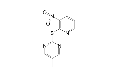 5-methyl-2-[(3-nitro-2-pyridyl)thio]pyrimidine