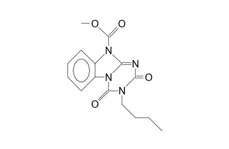 3-butyl-2,4-diketo-[1,3,5]triazino[4,3-b]benzimidazole-10-carboxylic acid methyl ester