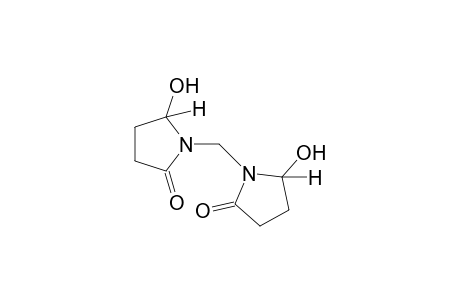 1,1'-methylenebis[5-hydroxy-2-pyrrolidinone]