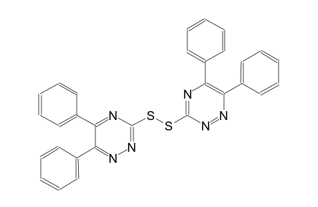 3-[(5,6-diphenyl-1,2,4-triazin-3-yl)disulfanyl]-5,6-diphenyl-1,2,4-triazine