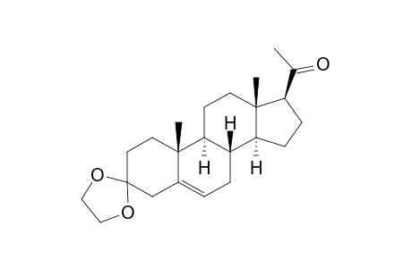 Pregn-5-ene-3,20-dione, cyclic 3-(ethylene acetal)
