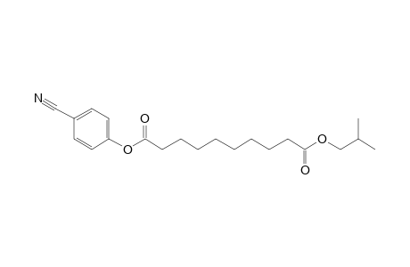 Sebacic acid, 4-cyanophenyl isobutyl ester