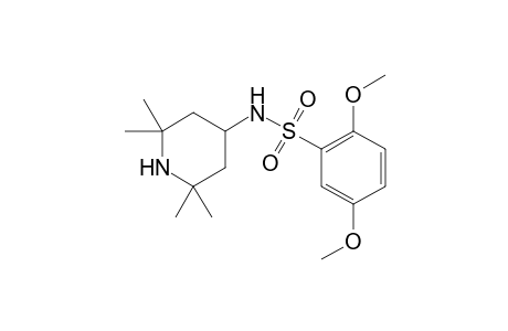 Benzenesulfonamide, 2,5-dimethoxy-N-(2,2,6,6-tetramethylpiperidin-4-yl)-