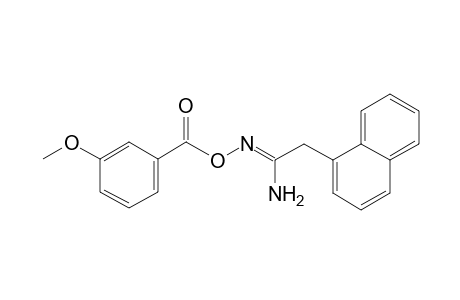 1-naphthaleneethanimidamide, N'-[(3-methoxybenzoyl)oxy]-