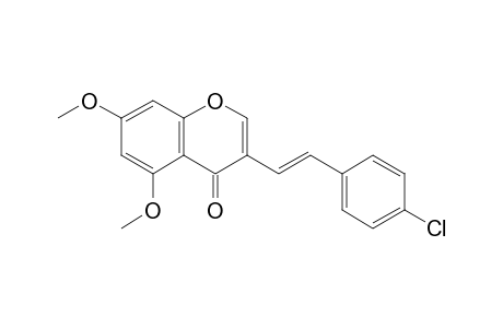 (E)-4'-Chloro-5,7-dimethoxy-3-styrylchromone