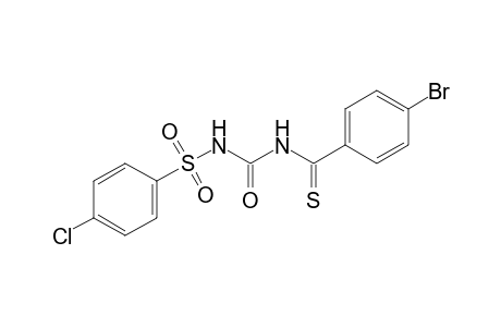 1-(p-Bromothiobenzoyl)-3-[(p-chlorophenyl)sulfonyl]urea