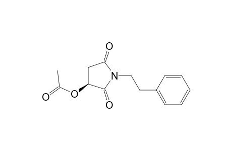 (3S)-3-(Acetyloxy)-1-(2-phenylethyl)-2,5-pyrrolidinedione