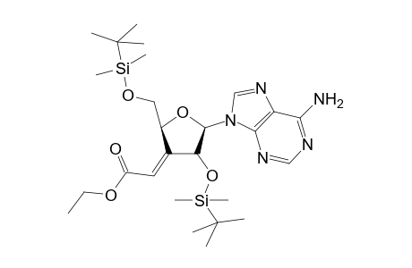 2',5'-di[o-T-Butyldimethylsilyl]-3'-[(ethoxycarbonyl)methylidene]-adenosine