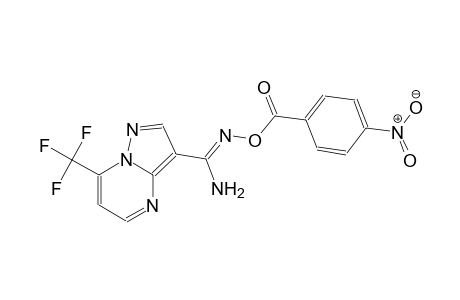 N'-[(4-nitrobenzoyl)oxy]-7-(trifluoromethyl)pyrazolo[1,5-a]pyrimidine-3-carboximidamide