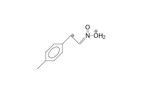 4-Methyl.beta.-nitro-styrene O,O-diprotonated