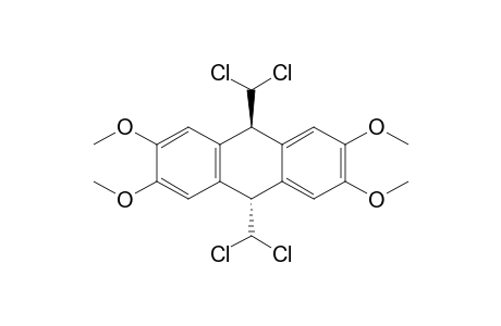 9,10-bis(Dichloromethyl)-2,3,6,7-tetramethoxy-9,10-dihydroanthracene