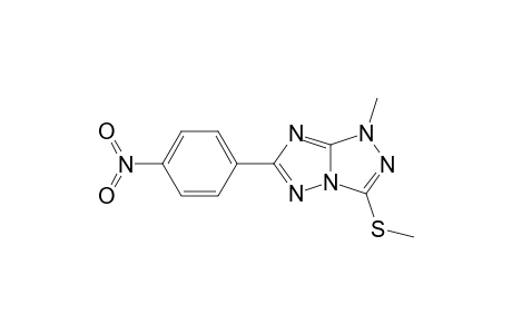 1-Methyl-3-methylthio-6-(4-nitrophenyl)-1H-s-triazolo[4,3-b]-s-triazole