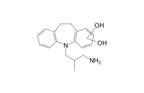 Trimipramine-M (bis-nor-di-HO-) MS2