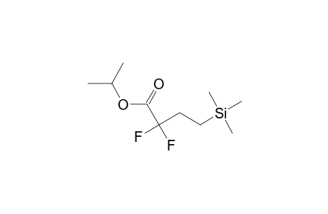 Isopropyl 2,2-Difluoro-4-(trimethylsilyl)butanoate