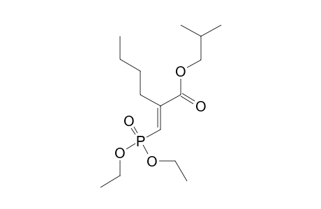 (E)-2-butyl-3-diethoxyphosphoryl-acrylic acid isobutyl ester