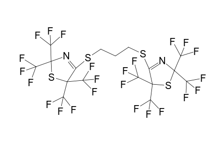 4,4'-[1,3-PROPANE-DIYL-BIS-(THIO)-BIS-[2,5-DIHYDRO-2,2,5,5-TETRAKIS-(TRIFLUOROMETHYL)-THIAZOLE]