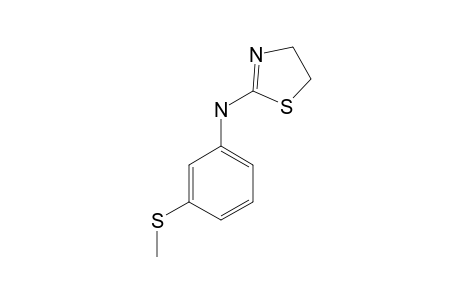 2-[(m-methylthio)anilino]-2-thiazoline