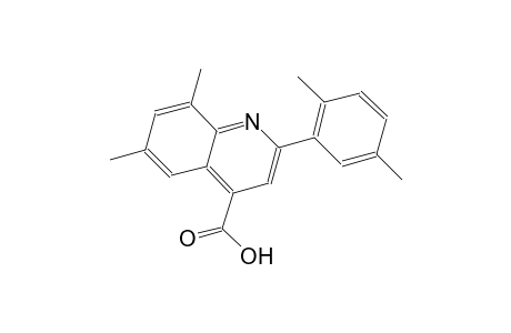 2-(2,5-dimethylphenyl)-6,8-dimethyl-4-quinolinecarboxylic acid