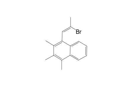 Naphthalene, 1-(2-bromopropenyl)-2,3,4-trimethyl-