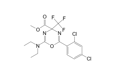 methyl 2-(2,4-dichlorophenyl)-6-(diethylamino)-4-(trifluoromethyl)-4H-1,3,5-oxadiazine-4-carboxylate