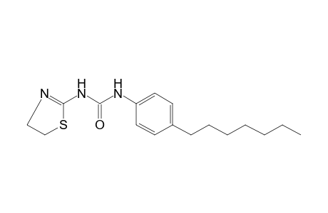 1-(p-heptylphenyl)-3-(2-thiazolin-2-yl)urea