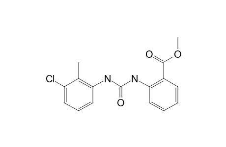 Benzoic acid, 2-[3-(3-chloro-2-methylphenyl)ureido]-, methyl ester