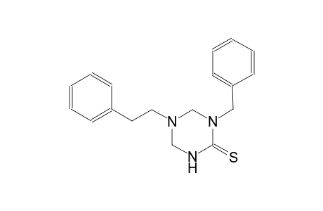 1-benzyl-5-(2-phenylethyl)tetrahydro-1,3,5-triazine-2(1H)-thione