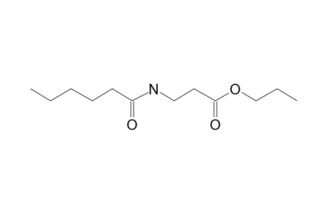 .beta.-Alanine, N-caproyl-, propyl ester