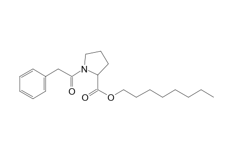 L-Proline, N-(phenylacetyl)-, octyl ester