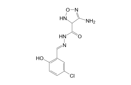 N'-(2-hydroxy-5-chlorobenzylidene)-3-amino-1,2,5-oxadiazol-2-ine-4-