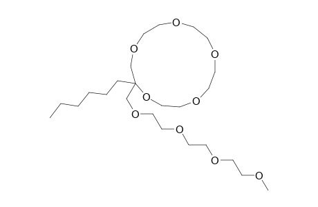 2-Hexyl-2-[[2-[2-(2-methoxyethoxy)ethoxy]ethoxy]methyl]-15-crown-5