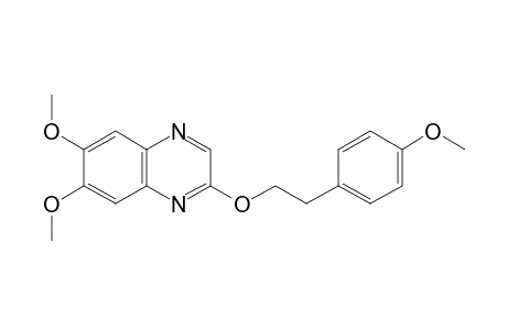 6,7-dimethoxy-2-[(p-methoxyphenethyl)oxy]quinoxaline