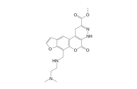 7-{[2-(Dimethylamino)ethyl]aminomethyl}-1,4-dihydropyridazino[3,4-c]psoralen-2-carboxylic acid methyl ester