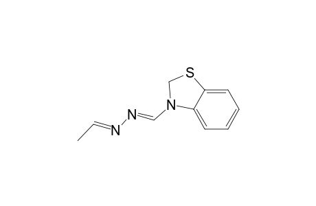 Acetaldehyde, (3-methyl-2(3H)-benzothiazolylidene)hydrazone