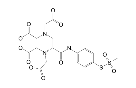 METHANESULFONOTHIOIC-ACID-(S)-[4-[(R)-2,3-BIS-[DI-(TERT.-BUTOXYCARBONYLMETHYL)-AMINO]-PROPIONYLAMINO]-PHENYL]-ESTER