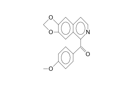1-(PARA-METHOXYBENZOYL)-6,7-METHYLENEDIOXYISOQUINOLINE
