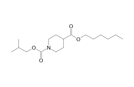 Isonipecotic acid, N-isobutoxycarbonyl-, hexyl ester