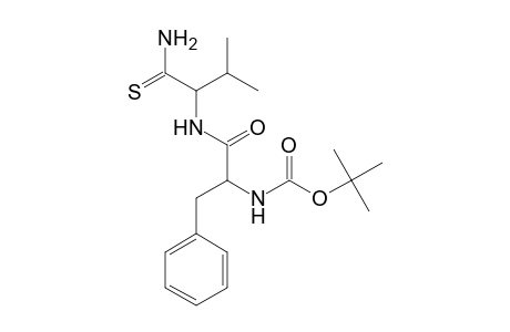 N-[1-benzyl-2-keto-2-[(2-methyl-1-thiocarbamoyl-propyl)amino]ethyl]carbamic acid tert-butyl ester