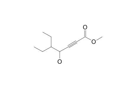 Methyl 5-ethyl-4-hydroxyhept-2-ynoate