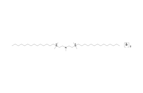 [(methylimino)diethylene]bis[dimethyltetradecylammonium] dibromide