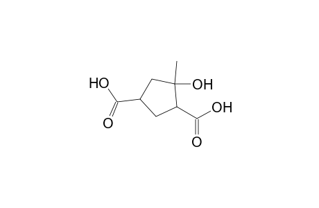 4-Hydroxy-4-methyl-1,3-cyclopentanedicarboxylic acid