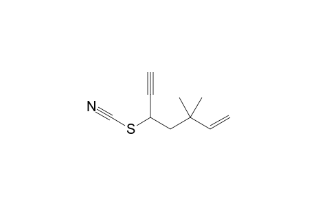 (1-ethynyl-3,3-dimethyl-pent-4-enyl) thiocyanate