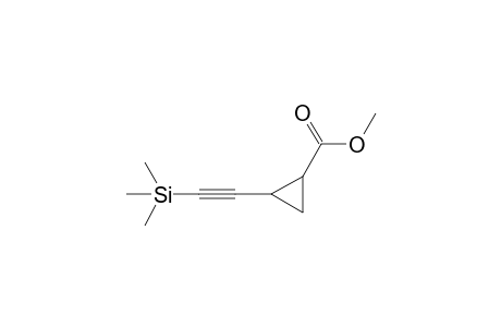 2-(2-trimethylsilylethynyl)-1-cyclopropanecarboxylic acid methyl ester