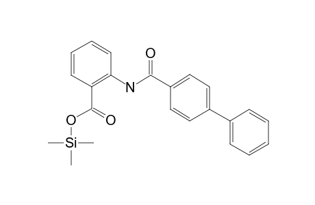 2-[([1,1'-biphenyl]-4-ylcarbonyl)amino]benzoic acid, tms derivative