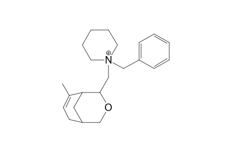 1-Benzyl-1-[(6-methyl-3-oxabicyclo[3.3.1]non-6-en-4-yl)methyl]piperidin-1-ium