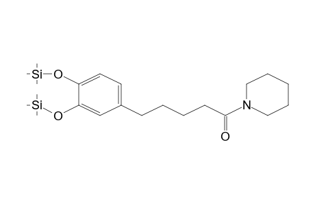 1-(5-(3,4-Bis[(trimethylsilyl)oxy]phenyl)pentanoyl)piperidine