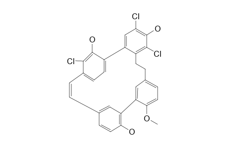 BAZZANIN-L;1-METHYLETHER-10,12,10''-TRICHLOROISOPLAGIOCHIN-C