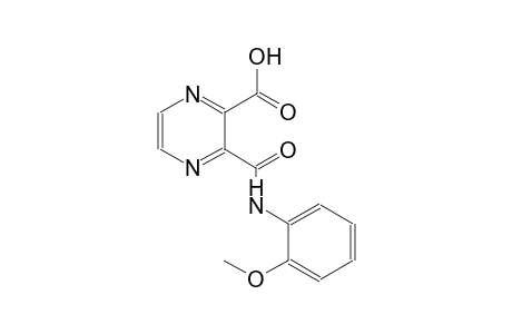 2-pyrazinecarboxylic acid, 3-[[(2-methoxyphenyl)amino]carbonyl]-